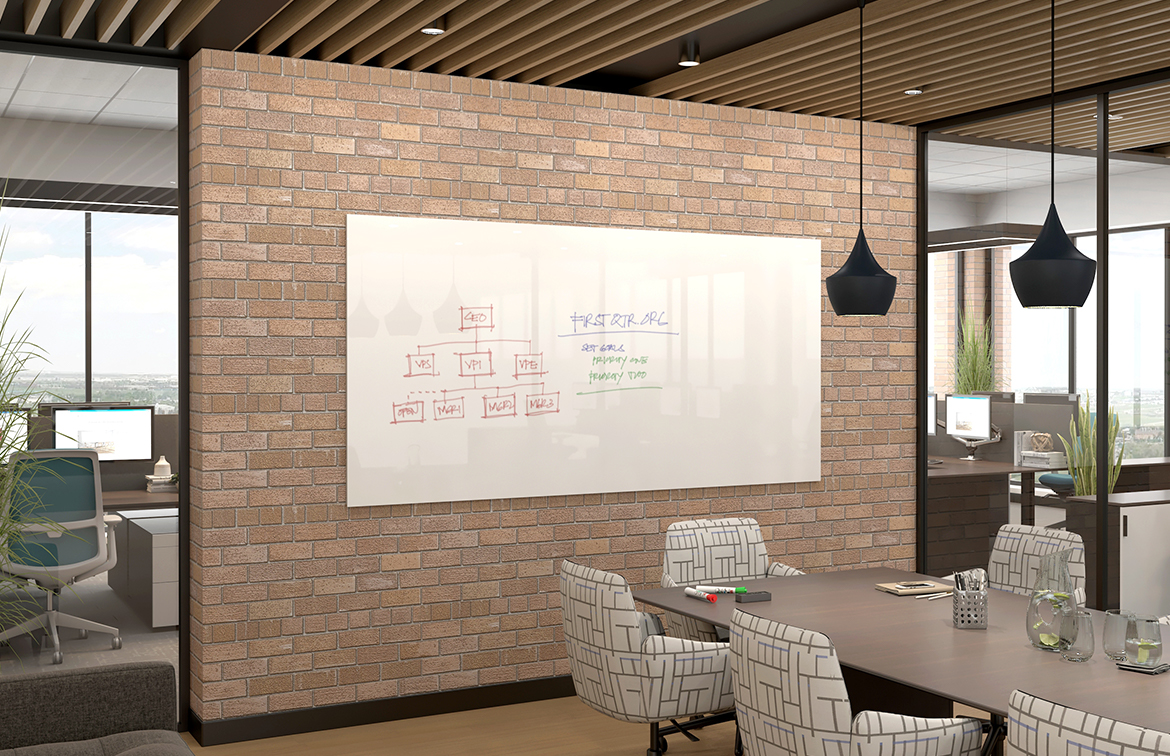 coronaVISUAL Frameless Glassboard