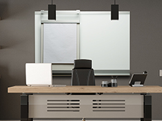VIP Framed Glassboard in Conference Room
