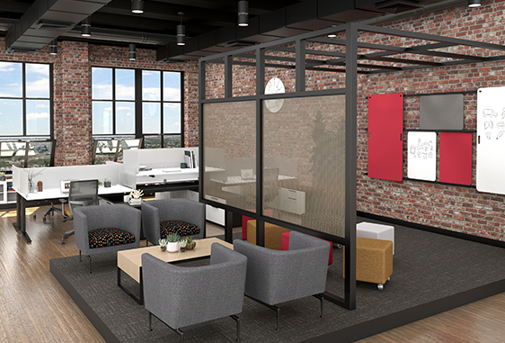 Intersection Space w/Acousticor Panels