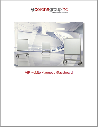 VIP Mobile Magnetic Glassboards